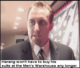 aaron harang in suit